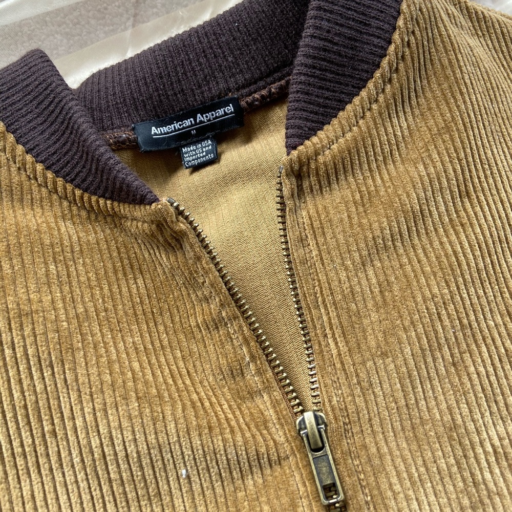 American Apparel Bessette Corduroy Bomber Jacket